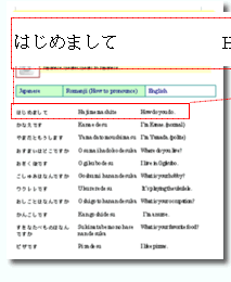 Japanese vocaburalies